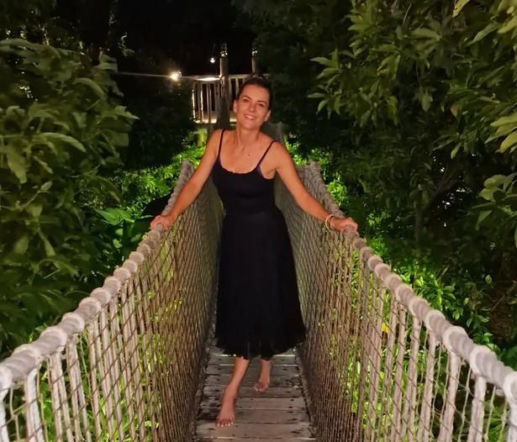Agnieszka Radwańska na wakacjach