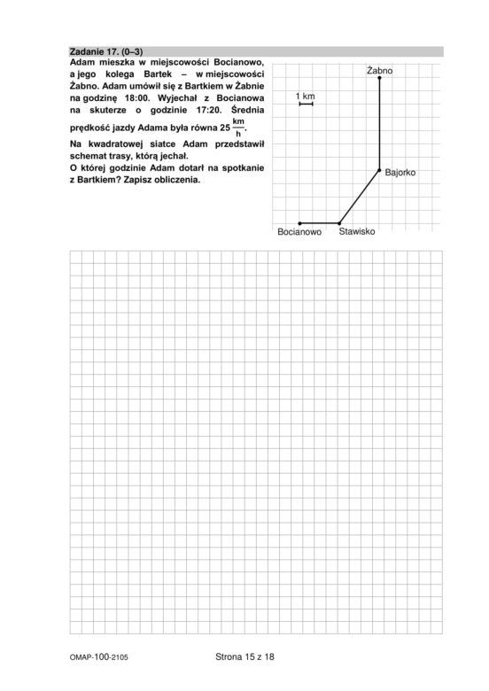  Egzamin ósmoklasisty 2021 matematyka. Arkusze CKE, pytania, odpowiedzi [26.05.2021]