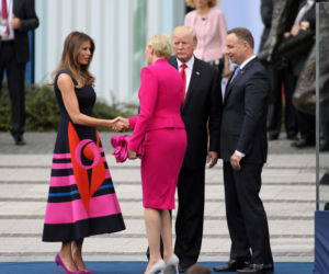 Agata Duda pokazała klasę Trumpowi