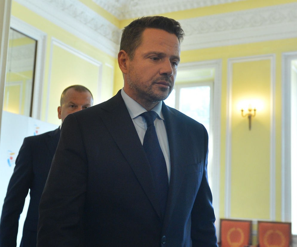 Trzaskowski smutny