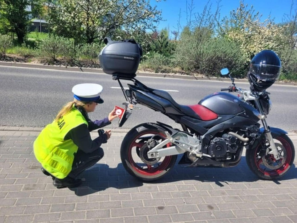 Policja kontra motocykliści