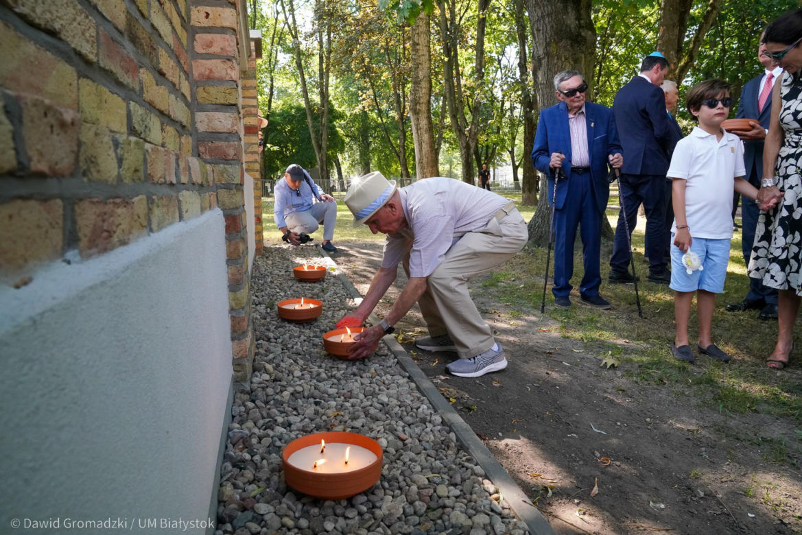 80. rocznica Powstania w Getcie Białostockim. Tak wyglądały uroczystości upamiętniające [ZDJĘCIA]