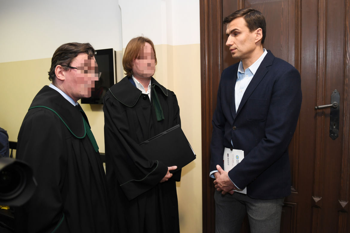 Jarosław Bieniuk przed sądem w Sopocie