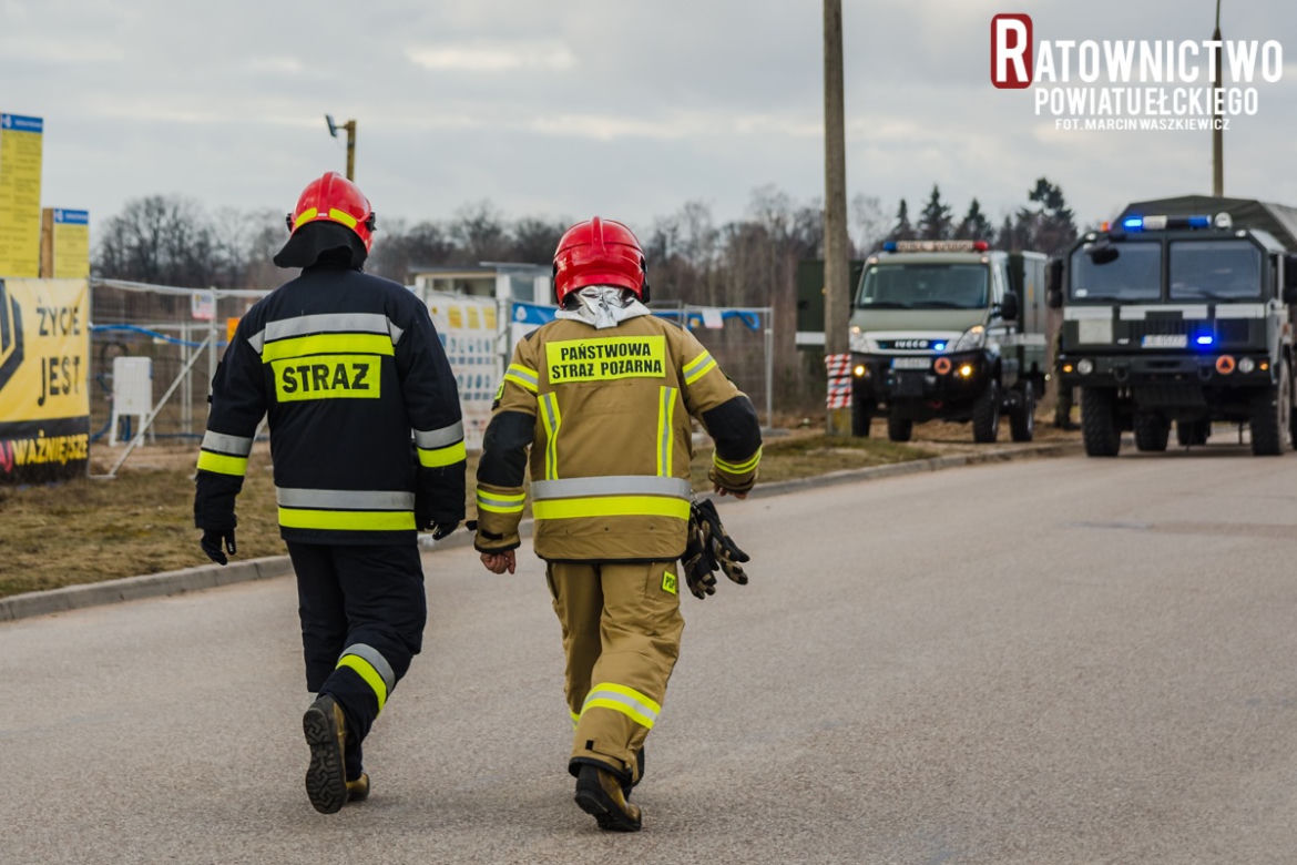 Pocisk artyleryjski na terenie budowy przy obwodnicy - Ełk !