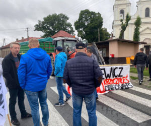 Protest rolników w Łódzkiem 24.08