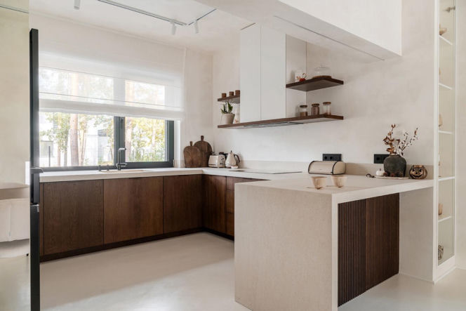 Wnętrze inspirowane Kolorem Roku Pantone 2026 Cloud Dancer