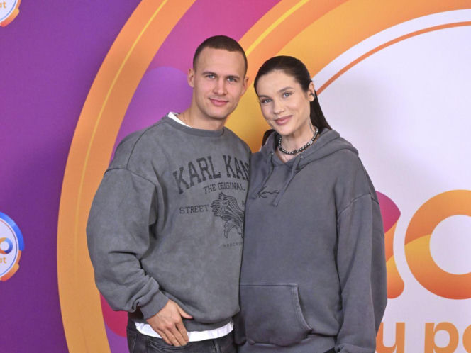 Karolina Gilon z partnerem