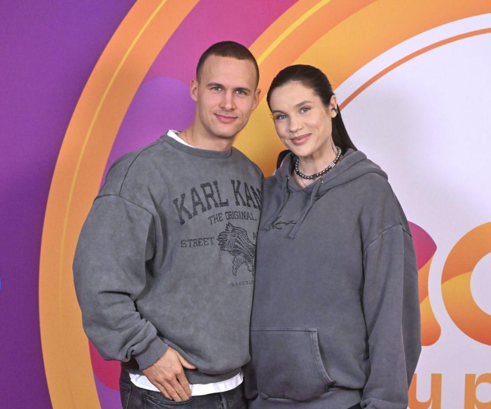 Karolina Gilon z partnerem