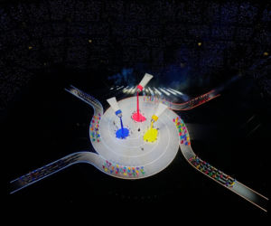 Ceremonia otwarcia IO Mediolan-Cortina d'Ampezzo