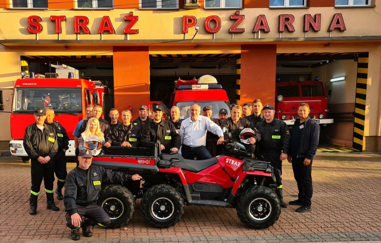 Podlascy strażacy mają nowy sprzęt. Zgotowali mu gorące powitanie [ZDJĘCIA]