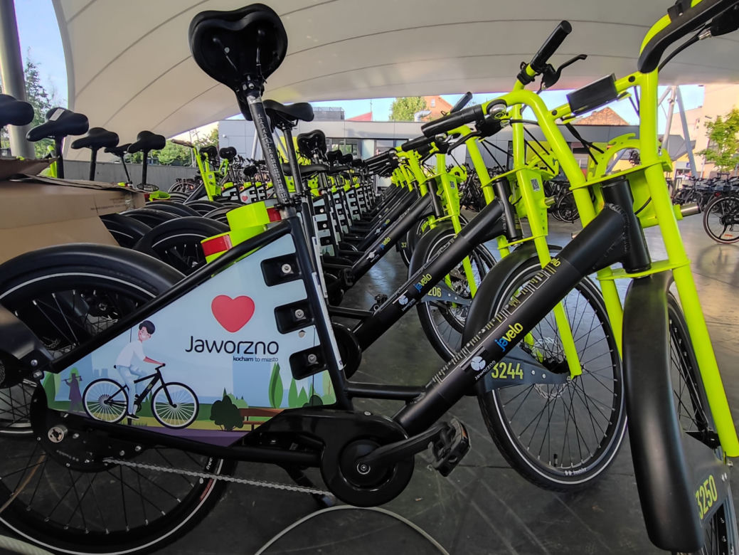 Jaworzno wprowadziło długoterminowy wynajem rowerów miejskich
