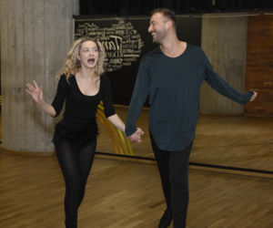 Kulesza uczy Gałązkę tańczyć