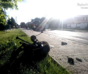 Pijacki rajd dostawczakiem na ulicach Radlina. To cud, że nikt nie zginął [ZDJĘCIA]