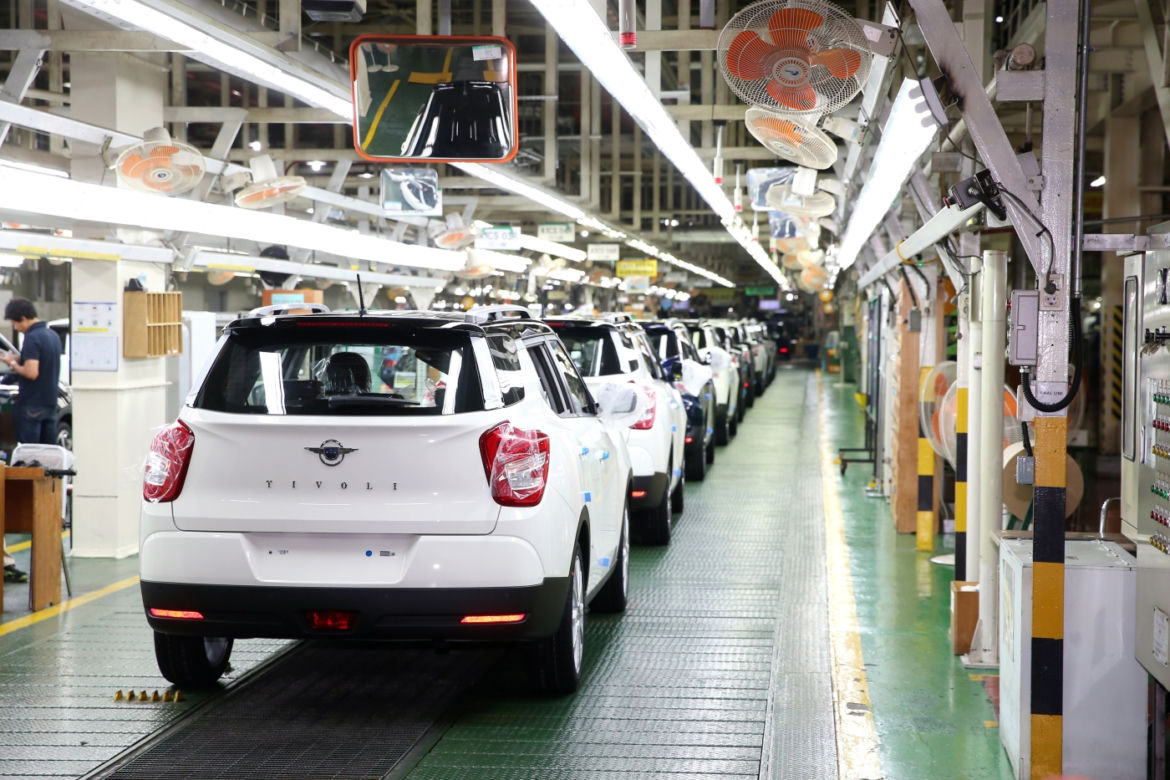 Fabryka samochodów SsangYong w Pyeongtaek