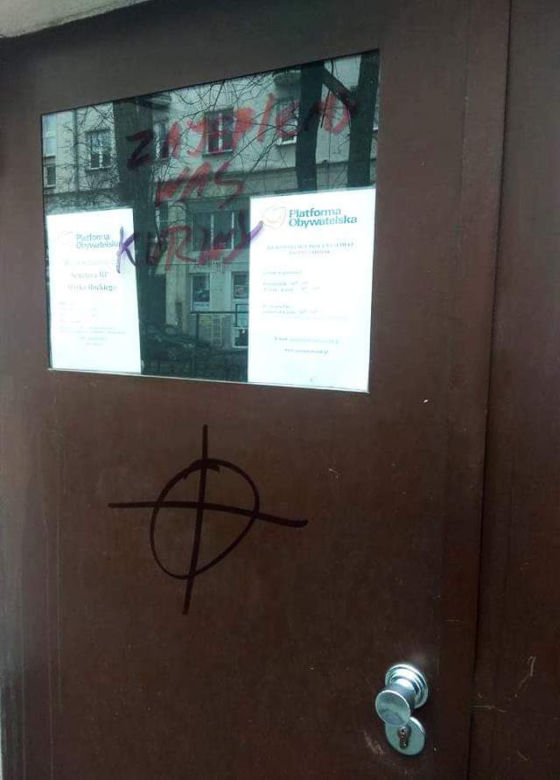 Fala ataków na biuro poselskie PO i siedzibę OMZRiK