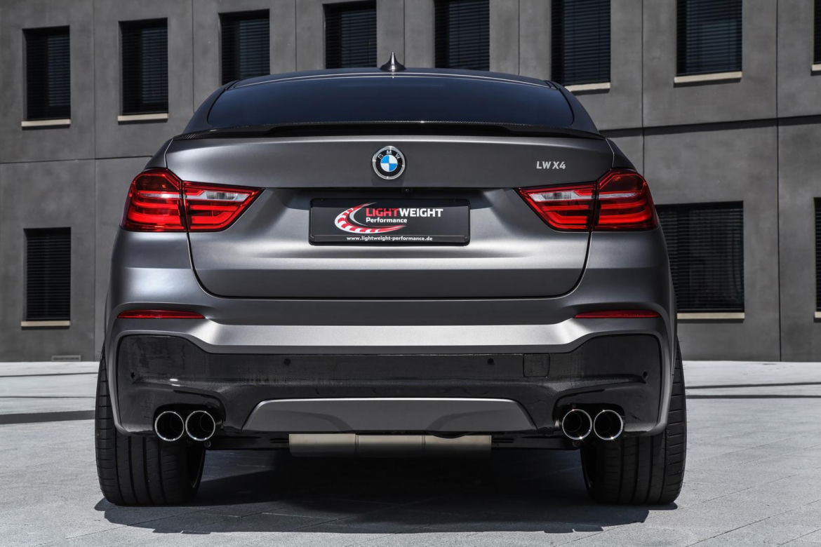 BMW X4 po tuningu Lightweight