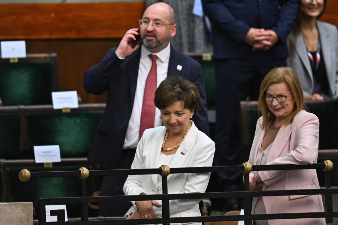 Rodzina Karola Nawrockiego na zaprzysiężeniu 