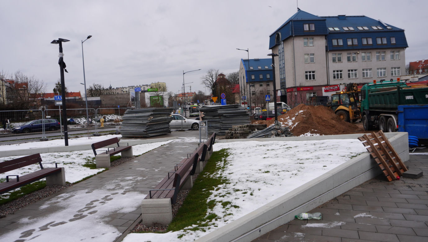 Nowy dworzec PKP w Olsztynie zostanie udostępniony w styczniu. Na jakim etapie są prace? [ZDJĘCIA]