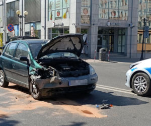 Wypadek samochodowy w Siedlcach