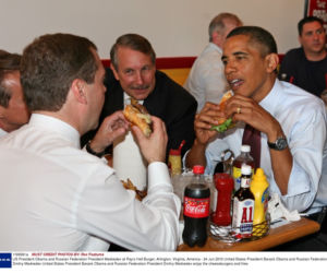 Obama zabrał Miedwiediewa na hamburgery