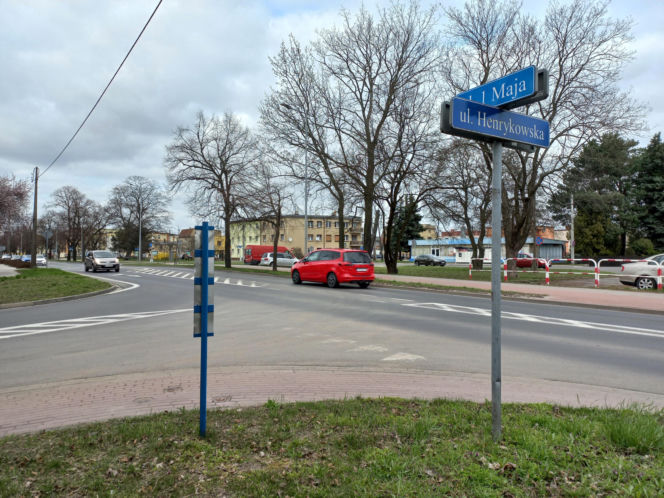 Ulica Henrykowska w Lesznie przed remontem