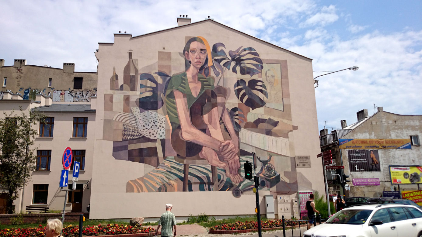 Mural przy Więckowskiego 9