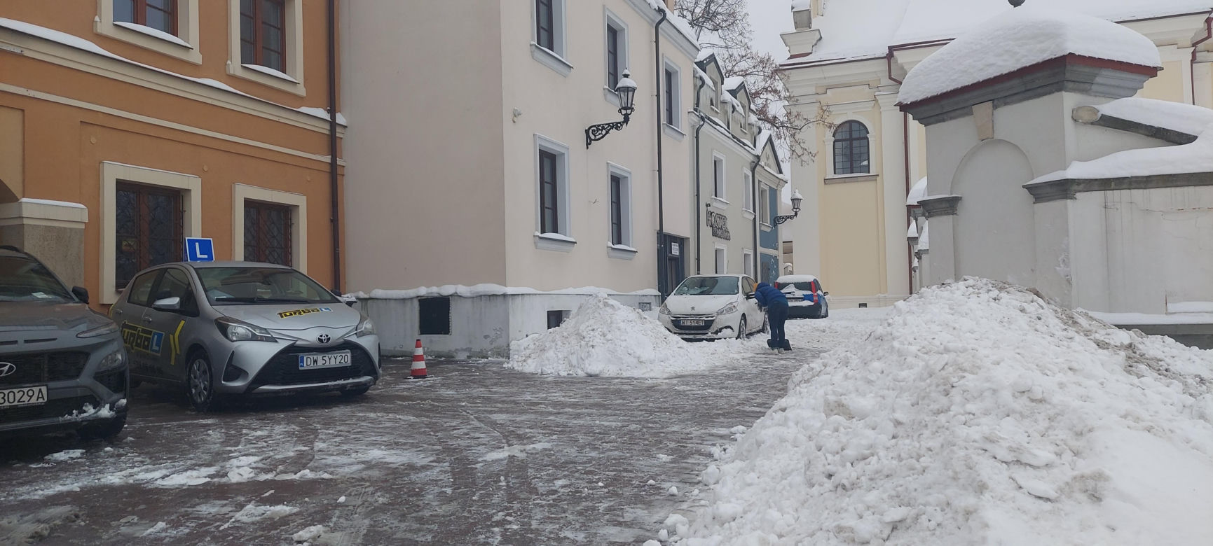 zima w Zamościu