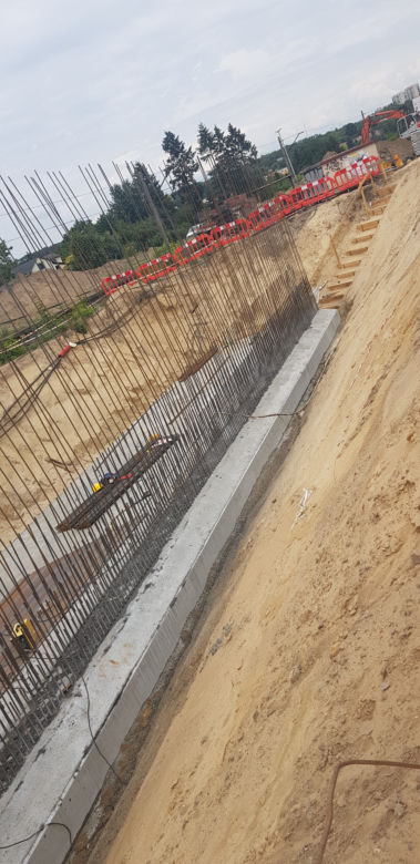 Budowa Węzła Łękno - lipiec 2019