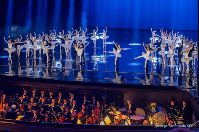 Marta Nawrocka na jubileuszu Teatru Wielkiego