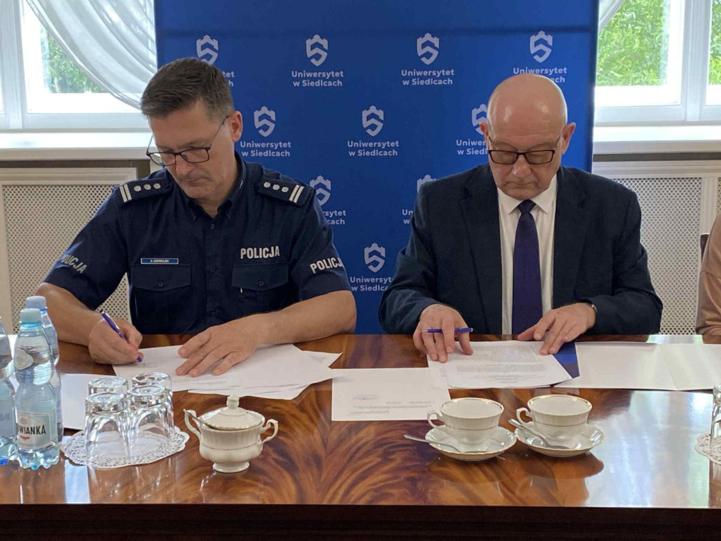 Policja zacieśnia współpracę z Uniwersytetem w Siedlcach
