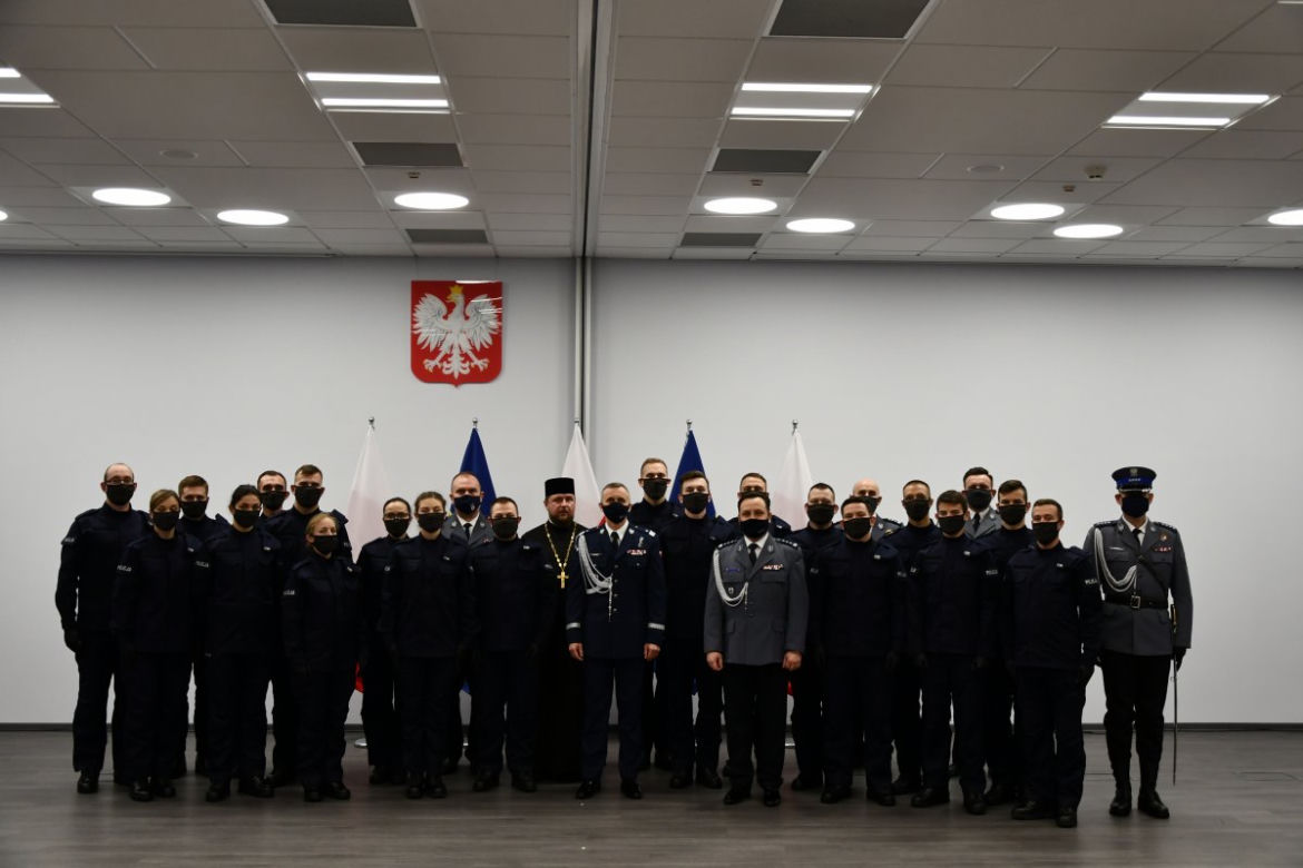 Nowi funkcjonariusze w szeregach podlaskiej policji