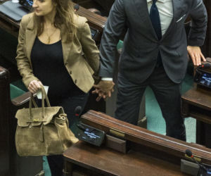 Krzysztof Bosak z żoną Kariną