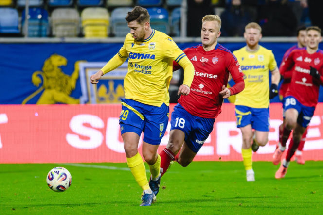 Mecz Ekstraklasy Arka Gdynia - Raków Częstochowa