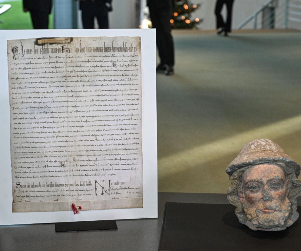 Ceremonia przekazania dóbr kultury podczas polsko-niemieckich konsultacji międzyrządowych