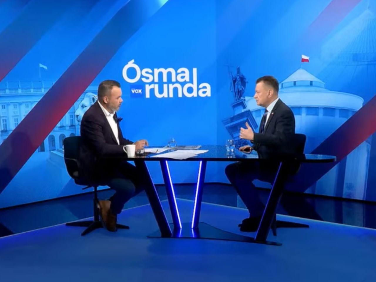 Mariusz Błaszczak mówi o współpracy z Grzegorzem Braunem. "Działanie na korzyśc Niem…