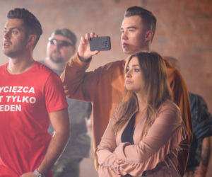 Barwy szczęścia, odc. 2212. Klara (Olga Jankowska), Staś (Olaf Kaprzyk), Ernest (Krystian Kukułka)
