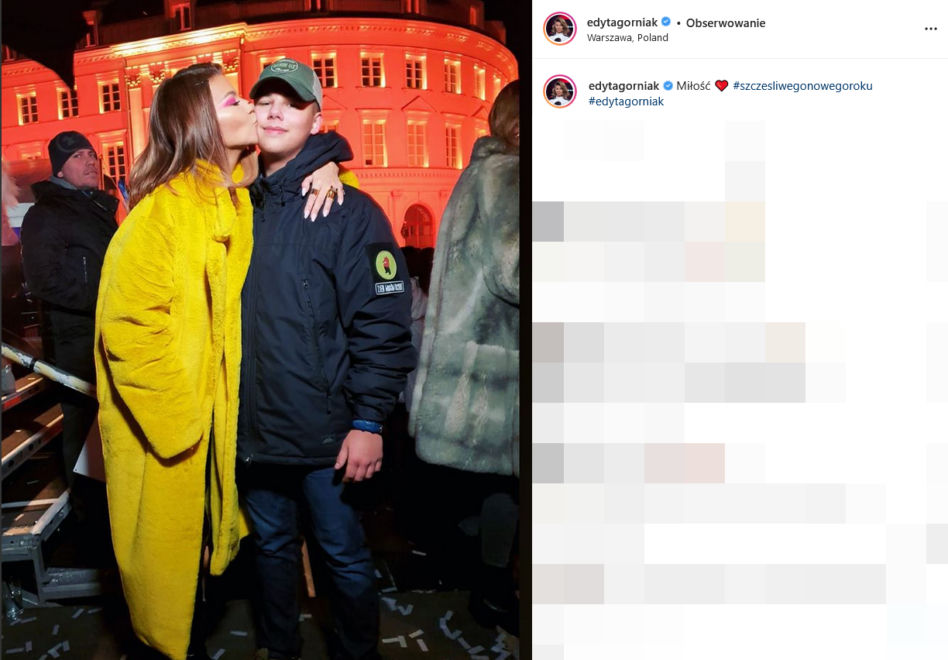 Edyta Górniak- syn chce oddać życie za Polskę