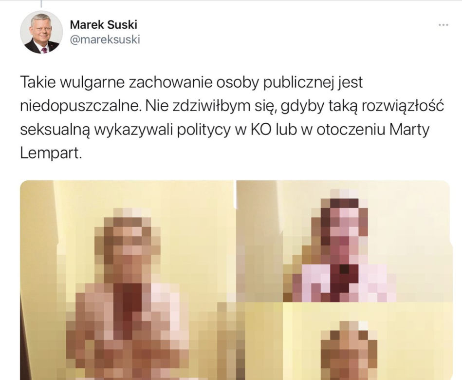 wpis Marka Suskiego na Twitterze