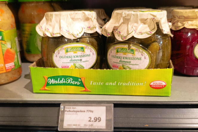 Polskie produkty w niemieckim supermarkecie