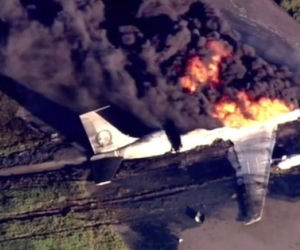 USA: Wojskowy Boeing 707 rozbił się po starcie