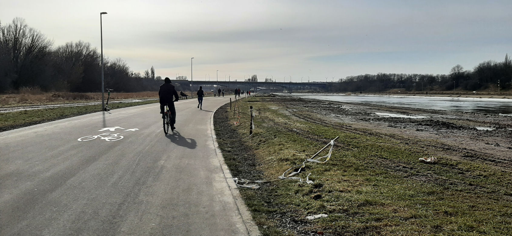 Tłumy nad Wartą w Poznaniu - 20.02.2021