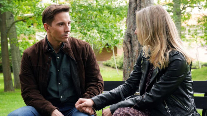 Barwy szczęścia odc. 3261. Tomasz Kępski (Jakub Sokołowski), Grażyna (Kinga Suchan)