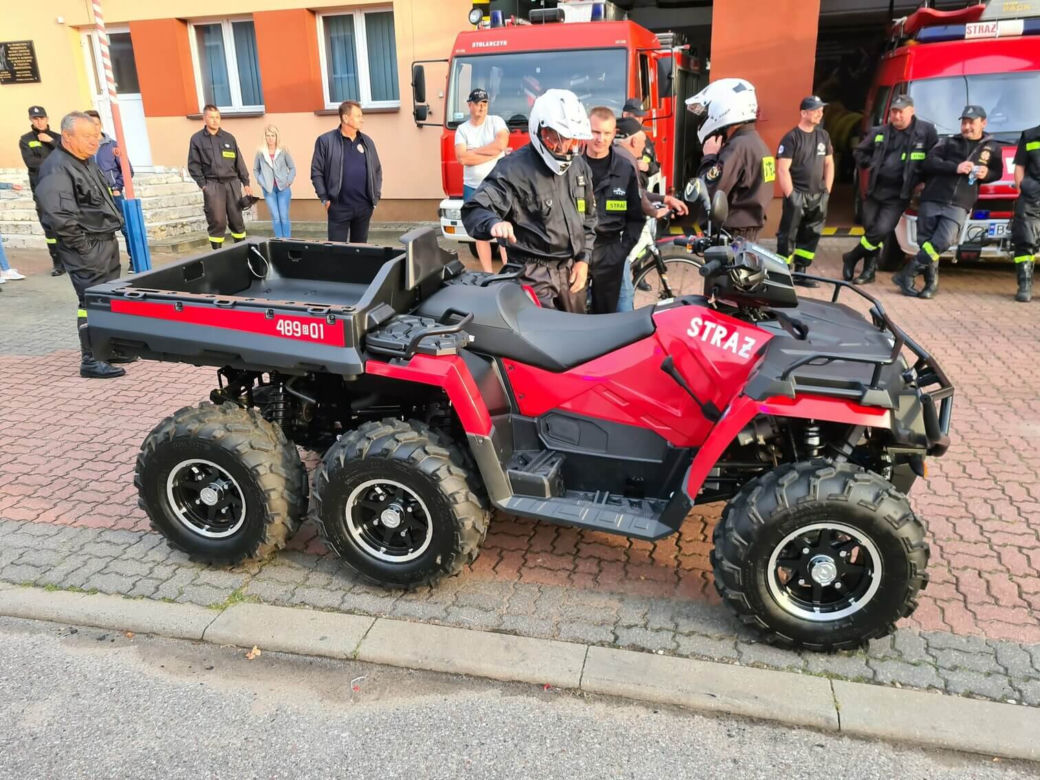 Podlascy strażacy mają nowy sprzęt. Zgotowali mu gorące powitanie [ZDJĘCIA]