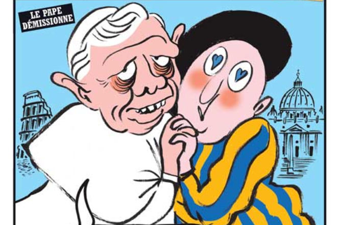 Satyryczne obrazki, które pojawiały się w piśmie Charlie Hebdo