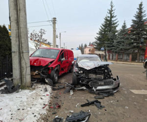 Wypadek u zbiegu ulic Miodowej i Smugowej