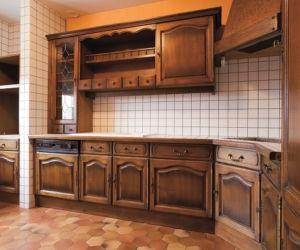 Malowane meble w kuchni METAMORFOZA PRZED