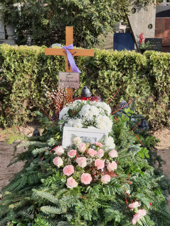 Płakali nad grobem Pawła Królikowskiego