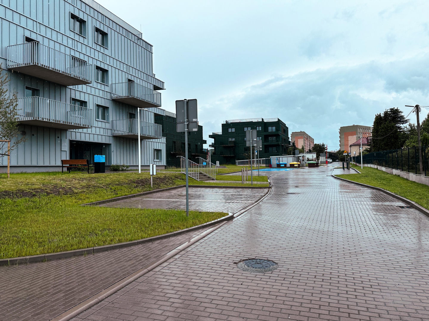 Budynki TBS w Katowicach przy Kosmicznej z 2026. Projekt: Kinga Bączyk i Magdalena Orzeł-Rurańska, pracownia K3Xmore