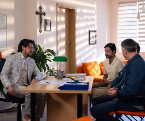 Pierwsza miłość, odcinek 4190. Janek (Maciej Mikołajczak), Artur (Łukasz Płoszajski)