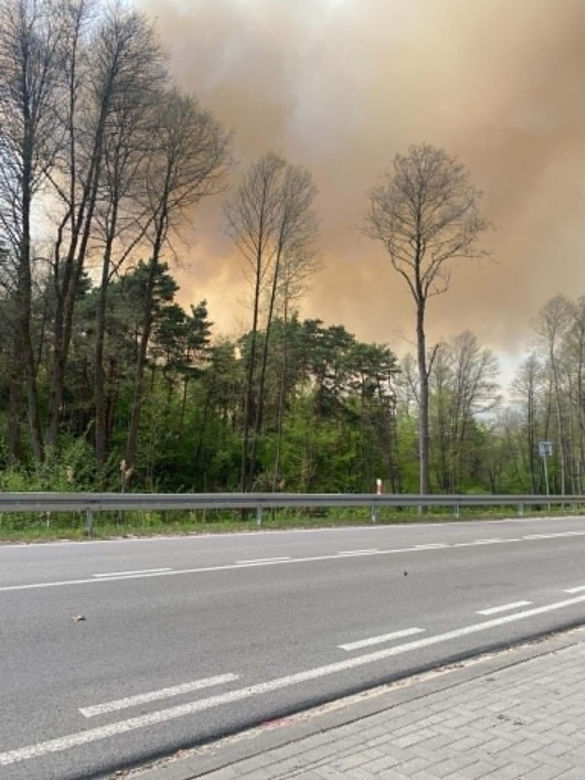 Pożar w woj. lubelskim